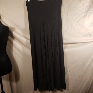 Sharon Max Black Pleated Wide Leg Pants - XL